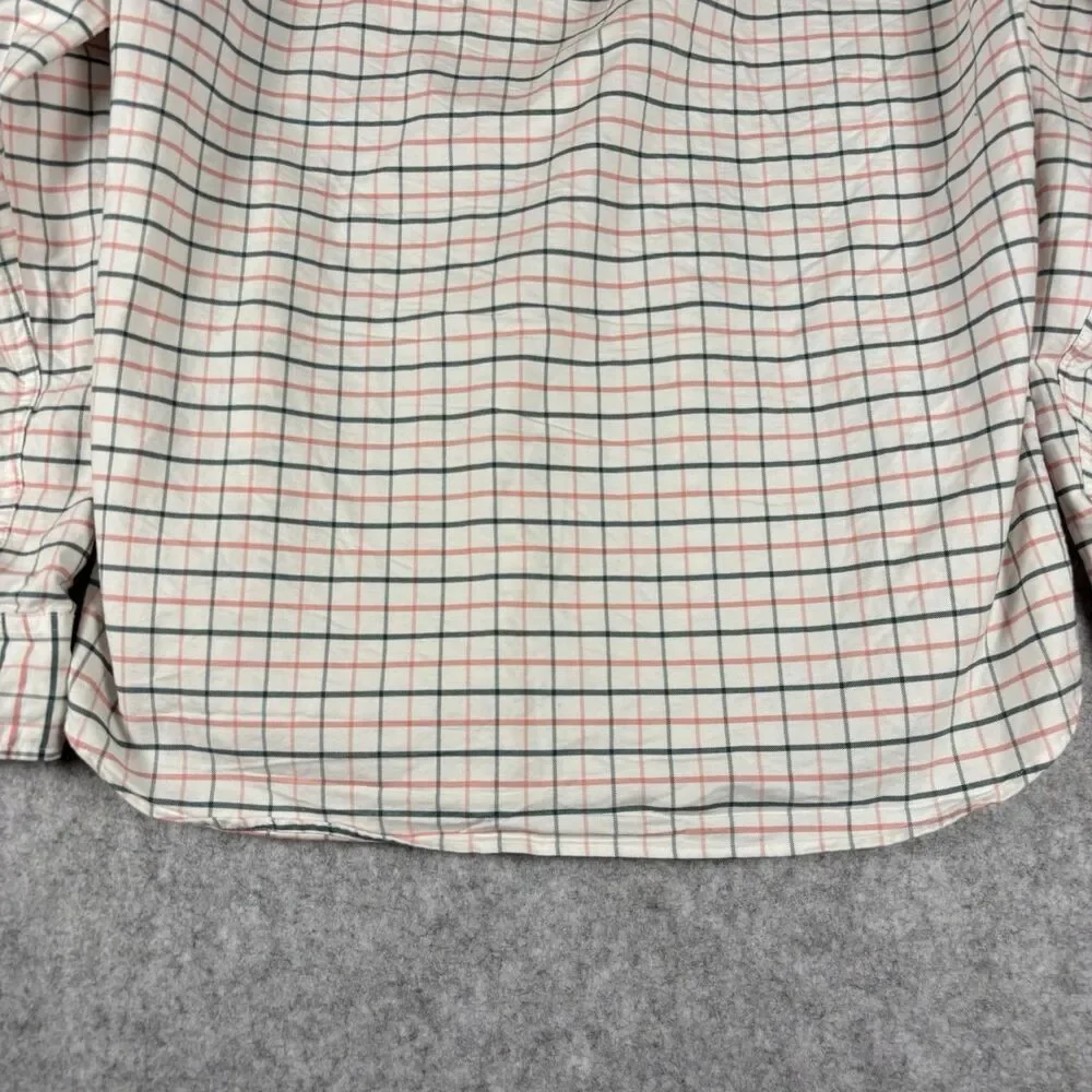 J.CREW Oxford Flex Slim Long Sleeve Button Down Striped Shirt Mens Large NWOT